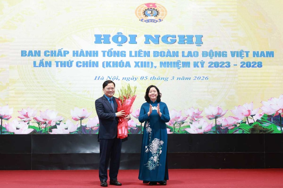 Ông Nguyễn Anh Tuấn làm Chủ tịch Tổng Liên đoàn Lao động Việt Nam nhiệm kỳ 2023 - 2028