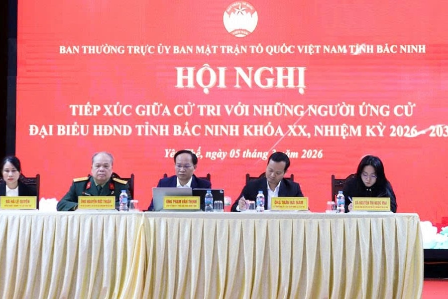 Ứng cử viên đại biểu HĐND tỉnh Bắc Ninh TXCT tại các đơn vị bầu cử