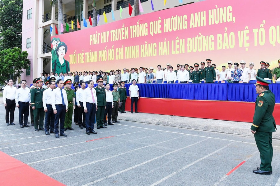 Lễ Giao nhận quân năm 2026 của Thành phố Hồ Chí Minh