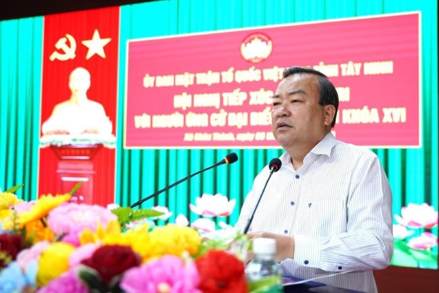 Tây Ninh: Ứng cử viên ĐBQH tiếp xúc cử tri Sư đoàn 5