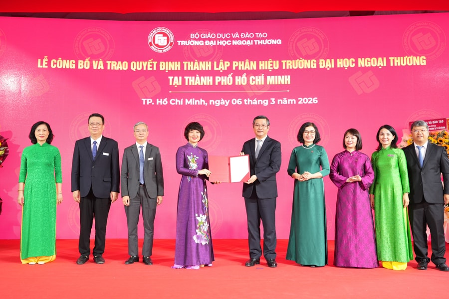 Trường Đại học Ngoại Thương thành lập phân hiệu tại TP. Hồ Chí Minh