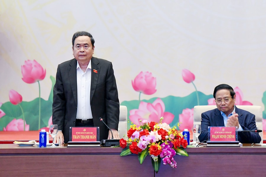 Hội nghị Ban Thường vụ Đảng ủy Quốc hội với Ban Thường vụ Đảng ủy Chính phủ về Kỳ họp thứ Nhất, Quốc hội khóa XVI