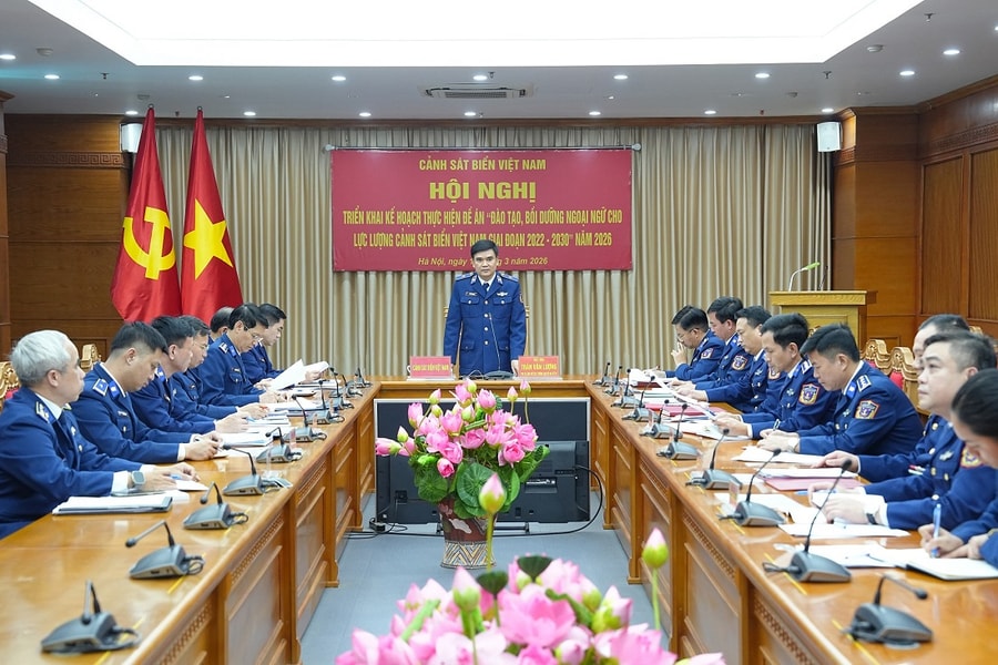 Cảnh sát biển Việt Nam triển khai Đề án đào tạo, bồi dưỡng ngoại ngữ năm 2026