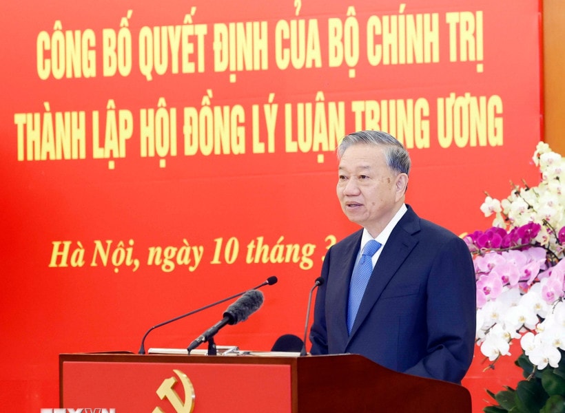 Tổng Bí thư Tô Lâm chủ trì Hội nghị công bố thành lập Hội đồng Lý luận Trung ương nhiệm kỳ 2026-2031
