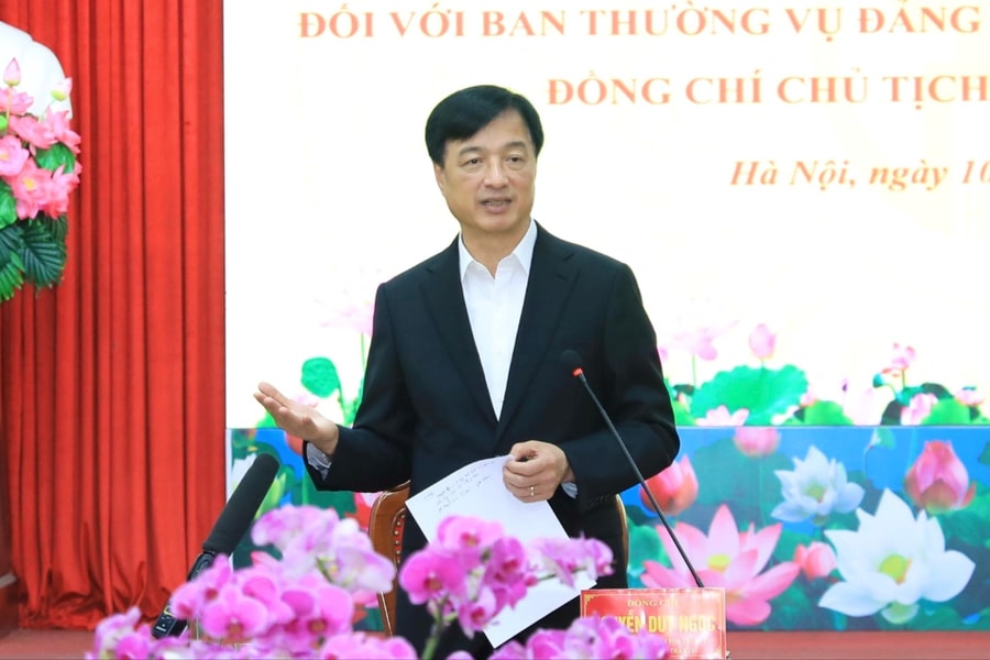 Hội nghị công bố quyết định kiểm tra của Ban Thường vụ Thành ủy đối với Ban Thường vụ Đảng ủy , Bí thư Đảng ủy, Chủ tịch UBND xã Thường Tín