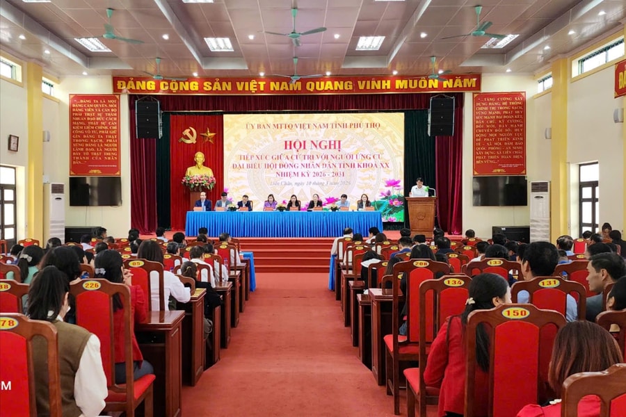 Phú Thọ: Tiếp xúc cử tri được tổ chức công khai, dân chủ, đúng pháp luật