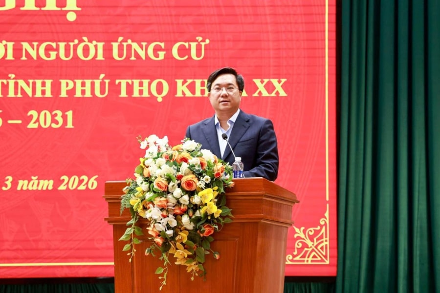 Phú Thọ: Người ứng cử đại biểu HĐND tỉnh tiếp xúc cử tri tại đơn vị bầu cử số 14