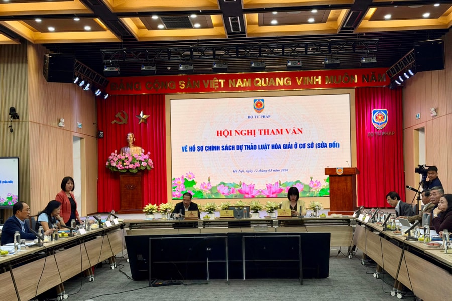 Tham vấn hoàn thiện chính sách Dự thảo Luật Hoà giải ở cơ sở (sửa đổi)