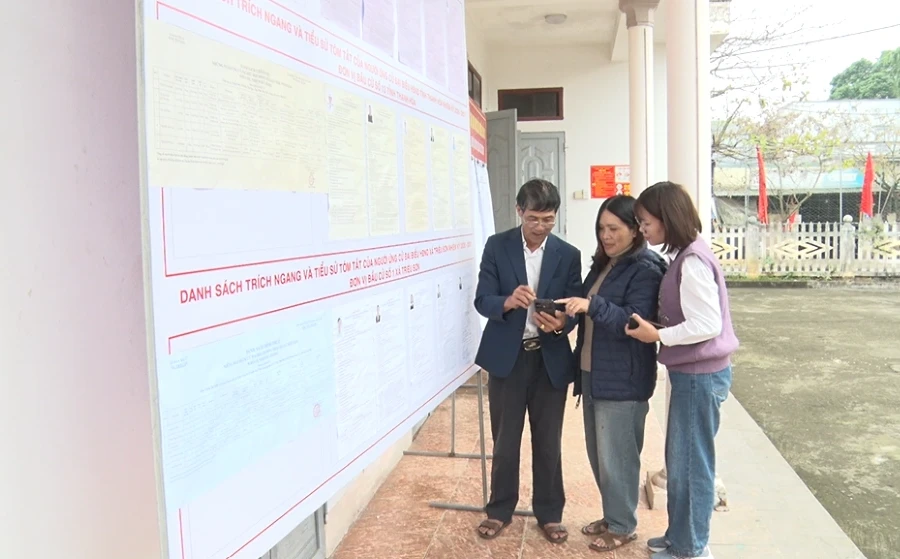 Thanh Hóa: Ứng dụng công nghệ số tạo thuận lợi trong công tác chuẩn bị bầu cử