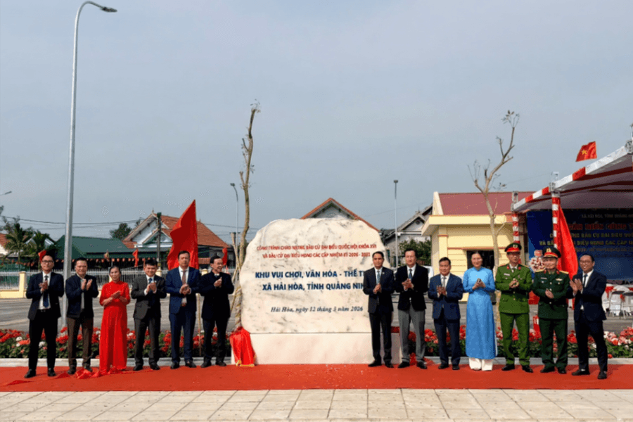Quảng Ninh: Xã Hải Hòa khánh thành các công trình chào mừng ngày hội non sông