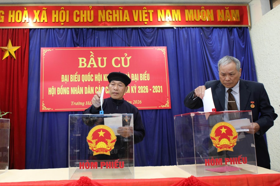 Rộn ràng Ngày hội non sông nơi vùng đất cách mạng Trường Hà