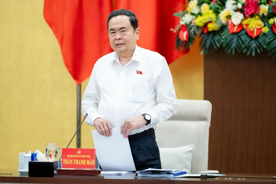Bí thư Đảng ủy Quốc hội, Chủ tịch Quốc hội Trần Thanh Mẫn chủ trì Hội nghị lần thứ tư, Ban Chấp hành Đảng bộ Quốc hội nhiệm kỳ 2025 - 2030