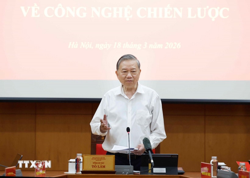 Tổng Bí thư Tô Lâm: Phát triển công nghệ chiến lược là việc không thể chậm trễ, phải hành động quyết liệt hơn