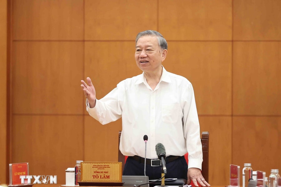 Tổng Bí thư Tô Lâm: Kiên quyết ngăn chặn, đẩy lùi tham nhũng, lãng phí, tiêu cực với tinh thần “nói ít làm nhiều, làm đến cùng”
