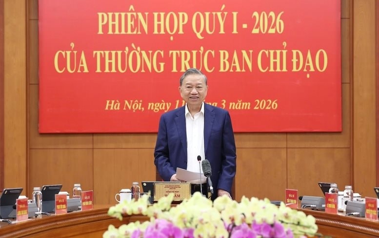 5 điểm nổi bật về công tác pháp luật trong kết luận của Tổng Bí thư Tô Lâm, Trưởng Ban Chỉ đạo Trung ương về hoàn thiện thể chế, pháp luật tại Phiên họp quý I/2026 của Thường trực Ban Chỉ đạo