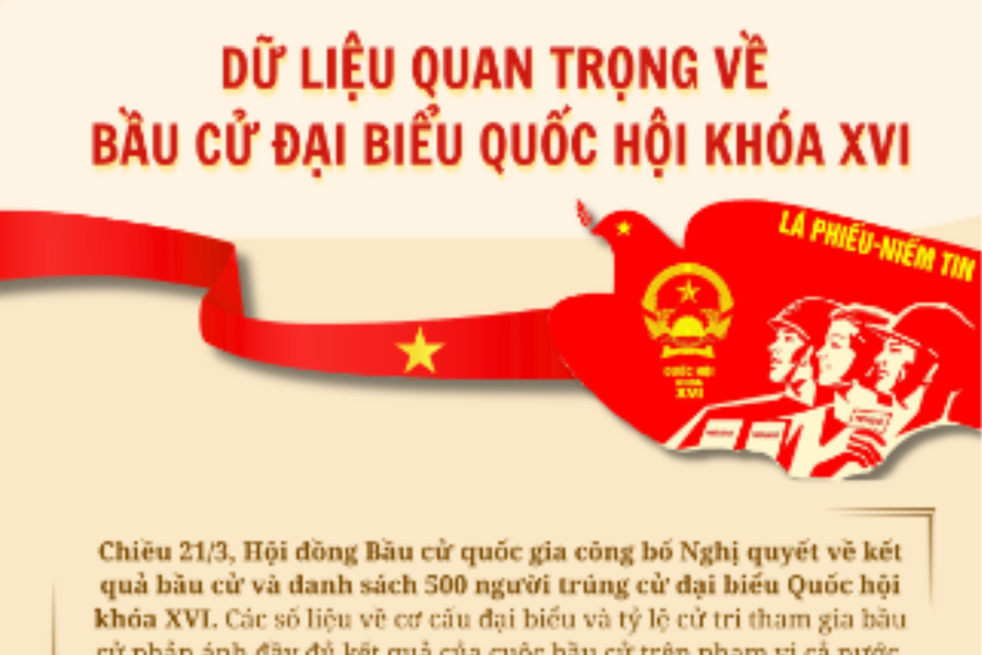Cơ cấu, thành phần Đại biểu Quốc hội khóa XVI