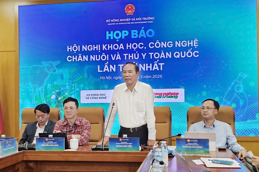 Họp báo Hội nghị khoa học, công nghệ chăn nuôi và thú y toàn quốc lần thứ Nhất