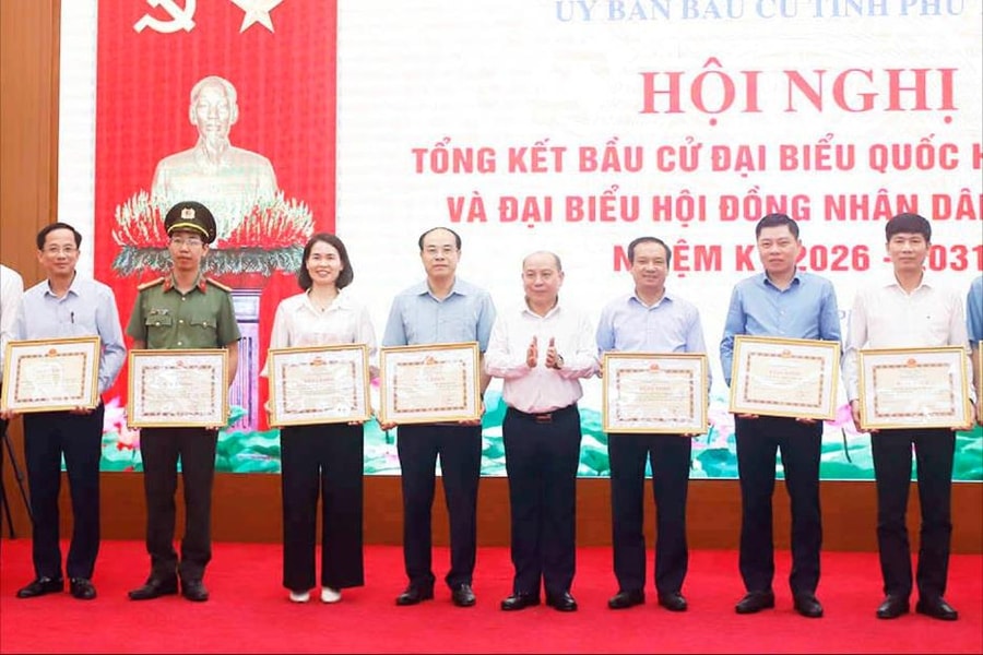 Phú Thọ: T ổ chức hội nghị tổng kết công tác bầu cử ĐBQH Khóa XVI và đại biểu HĐND các cấp