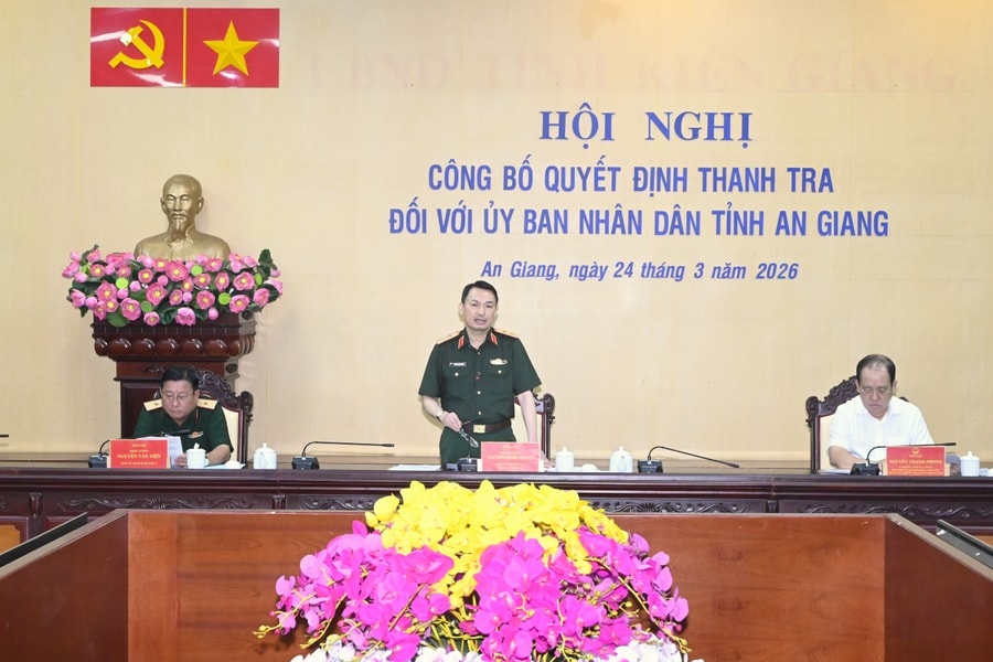 Bộ Quốc phòng thanh tra nhiệm vụ quốc phòng, quân sự tại An Giang