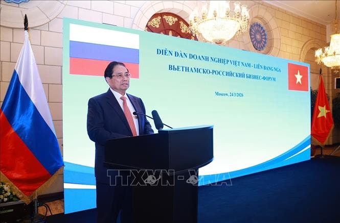 Thủ tướng Phạm Minh Chính dự Diễn đàn doanh nghiệp Việt Nam - Liên bang Nga