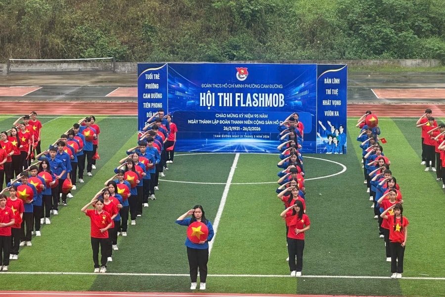 Đoàn phường Cam Đường tổ chức chuỗi hoạt động chào mừng thành công cuộc bầu cử
