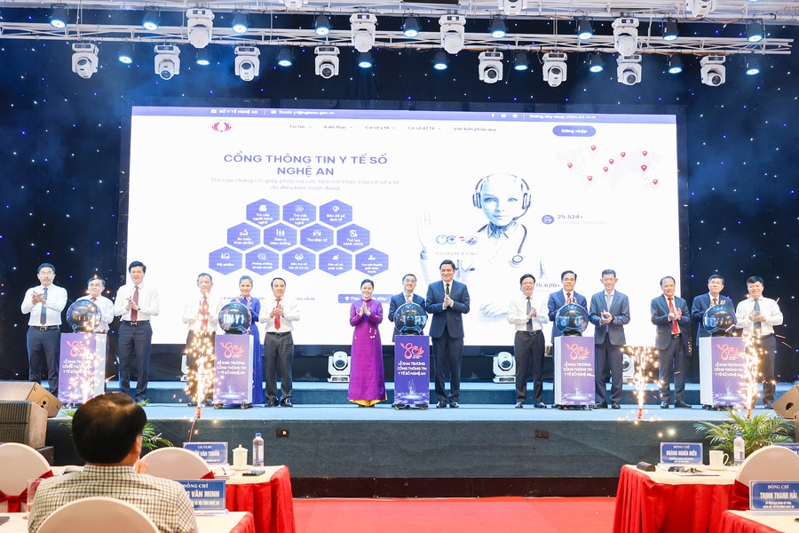 Nghệ An: Khai trương Cổng Dữ liệu Y tế số, thúc đẩy chuyển đổi số ngành y