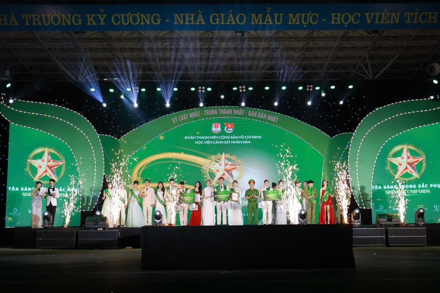 Tuổi trẻ Học viện Cảnh sát nhân dân tỏa sáng trong sắc phục
