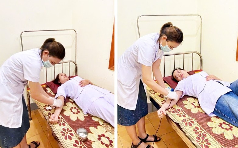 2 nhân viên y tế hiến máu kịp thời cứu sản phụ bị băng huyết