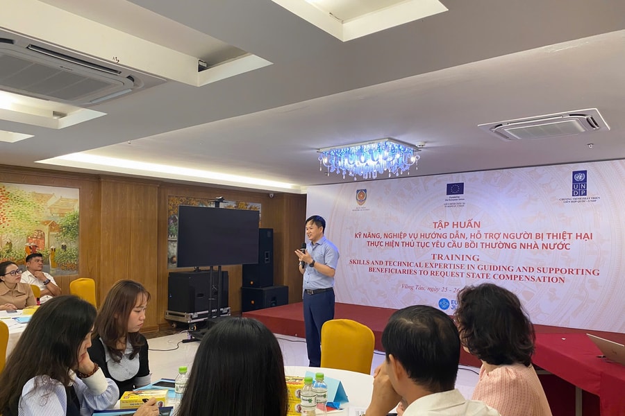 Bộ Tư pháp tập huấn kỹ năng hỗ trợ người bị thiệt hại thực hiện yêu cầu bồi thường nhà nước