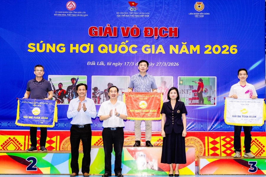 Hà Nội Nhất toàn đoàn Giải Vô địch súng hơi quốc gia 2026