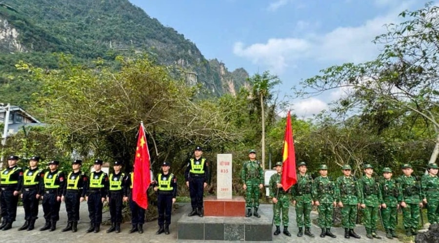 Cao Bằng: Đồn Biên phòng Đàm Thủy phối hợp tuần tra song phương quản lý, bảo vệ biên giới