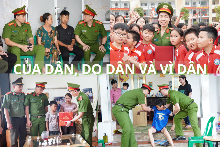 Nơi những đứa trẻ mồ côi gọi chiến sĩ Công an là "Cha"
