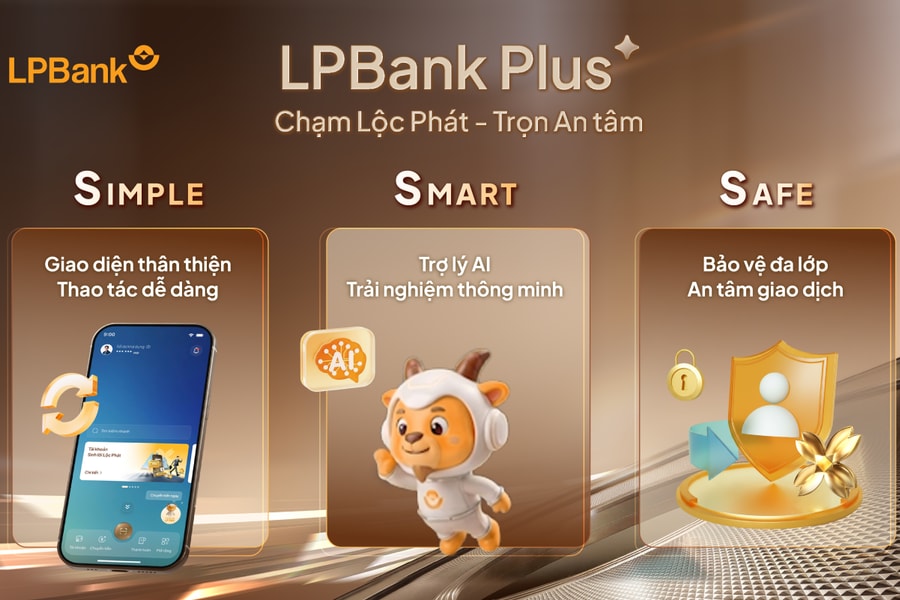 LPBank Plus – Ứng dụng ngân hàng số thế hệ mới, tích hợp trợ lý AI chuyển tiền bằng hội thoại