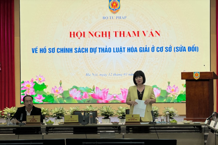 Xây dựng 5 chính sách sửa đổi Luật Hòa giải ở cơ sở phù hợp tình hình mới