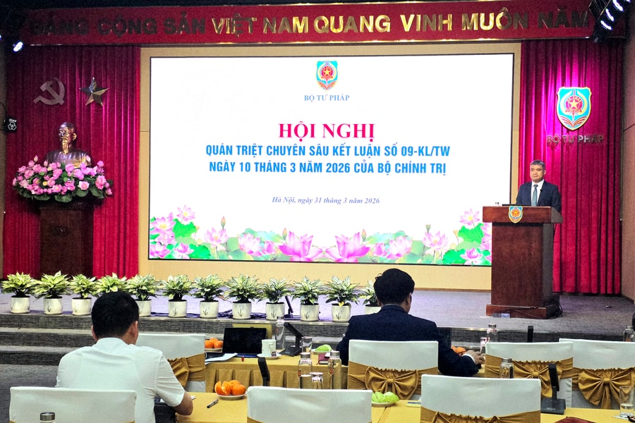 Bộ Tư pháp tổ chức Hội nghị Quán triệt chuyên sâu Kết luận 09-KL/TW của Bộ Chính trị