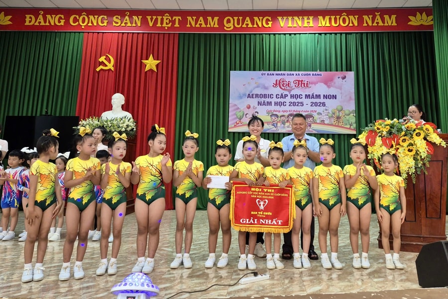 Đắk Lắk: Nâng cao thể chất cho trẻ mầm non bằng Aerobic