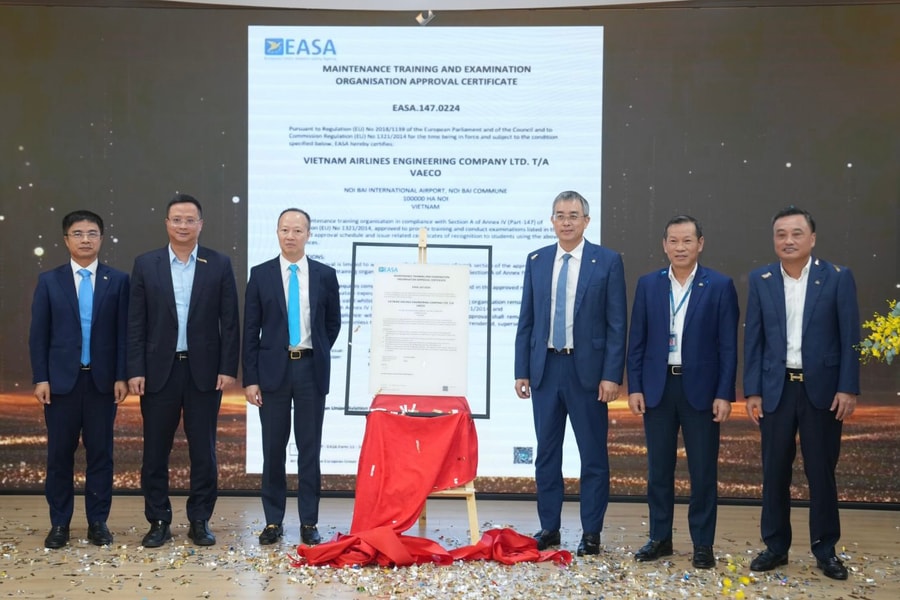 VAECO: đạt chuẩn đào tạo châu Âu về bảo dưỡng tàu bay