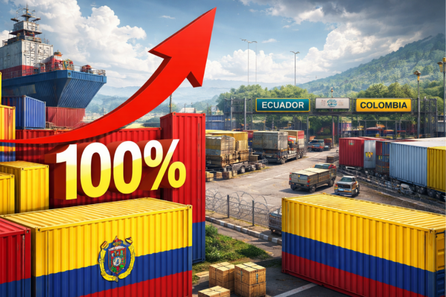 Ecuador tăng thuế với Colombia lên 100% trong bối cảnh căng thẳng leo thang