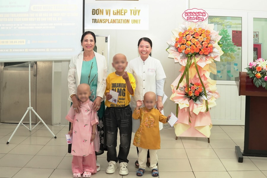 Ghép tuỷ thành công cho 3 bệnh nhi mắc Thalassemia và u nguyên bào thần kinh