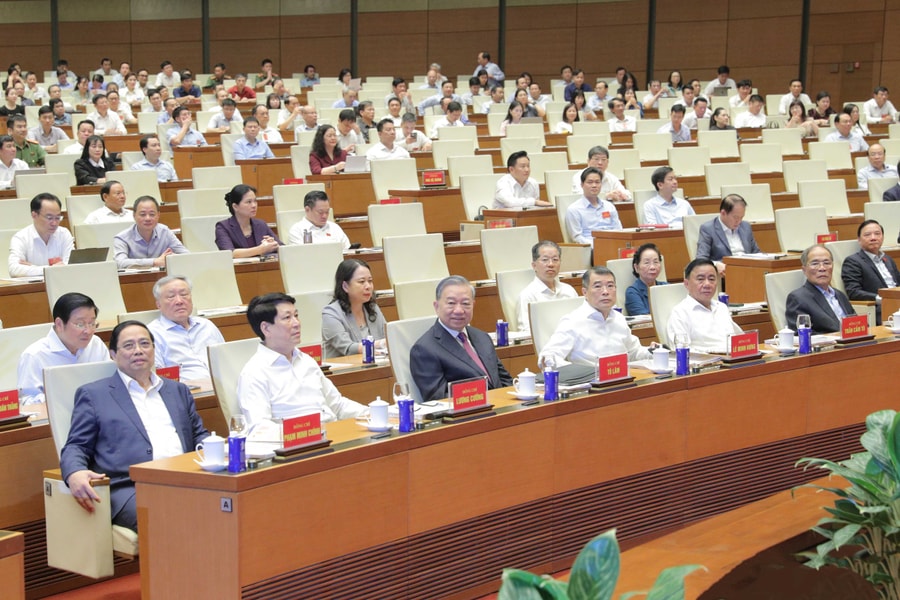 Tổng Bí thư, Chủ tịch nước Tô Lâm dự Hội nghị toàn quốc quán triệt Nghị quyết Hội nghị Trung ương 2 Khóa XIV