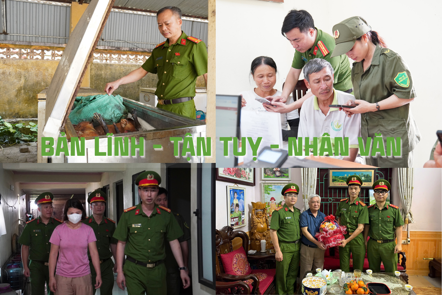 Khắc tạc hình ảnh người chiến sĩ Công an Nhân dân "Bản lĩnh - tận tụy - nhân văn"