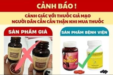 Bệnh viện Y học cổ truyền TP. Hồ Chí Minh cảnh báo về thuốc giả chữa xương khớp