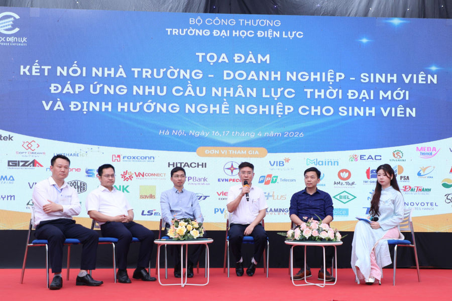 Trường Đại học Điện lực mở rộng cơ hội việc làm cho sinh viên qua Ngày hội tuyển dụng 2026