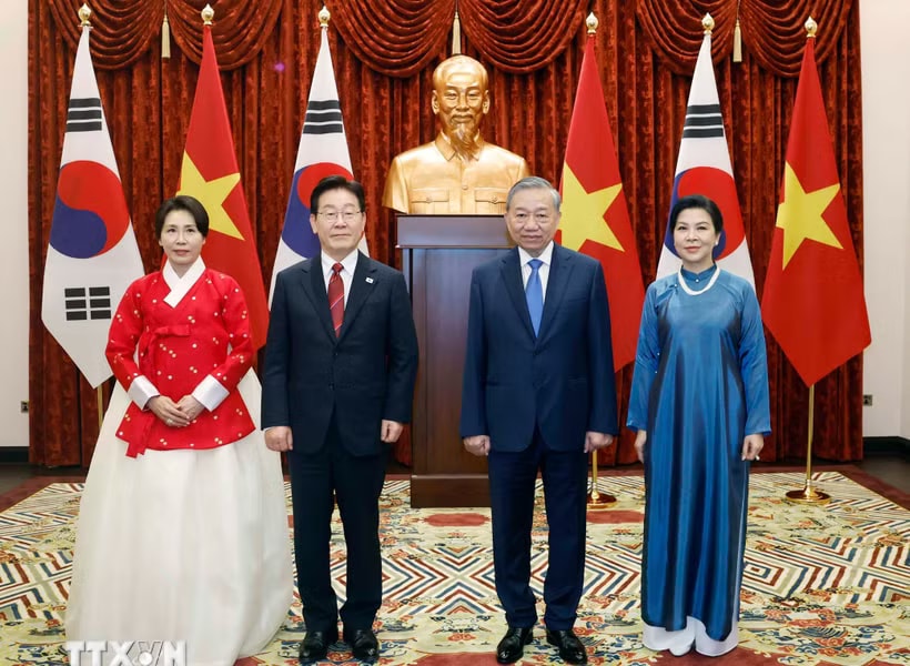 Tổng Bí thư, Chủ tịch nước Tô Lâm chủ trì chiêu đãi Tổng thống Hàn Quốc