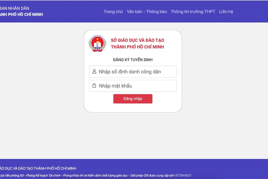 TP. Hồ Chí Minh: Bắt đầu đăng ký nguyện vọng vào lớp 10