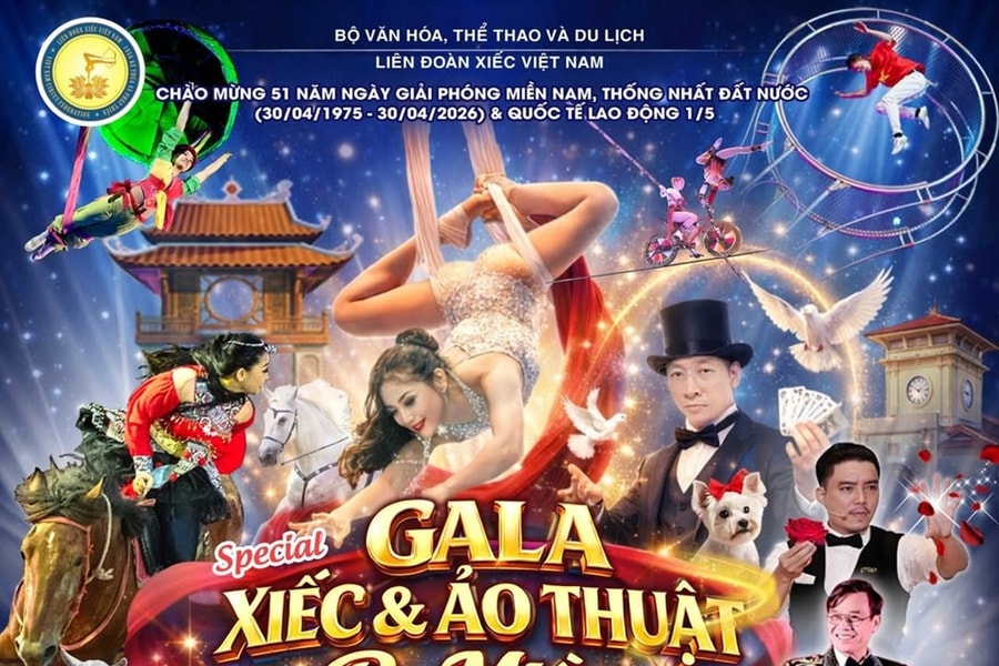 Xiếc, ảo thuật ba miền hội tụ