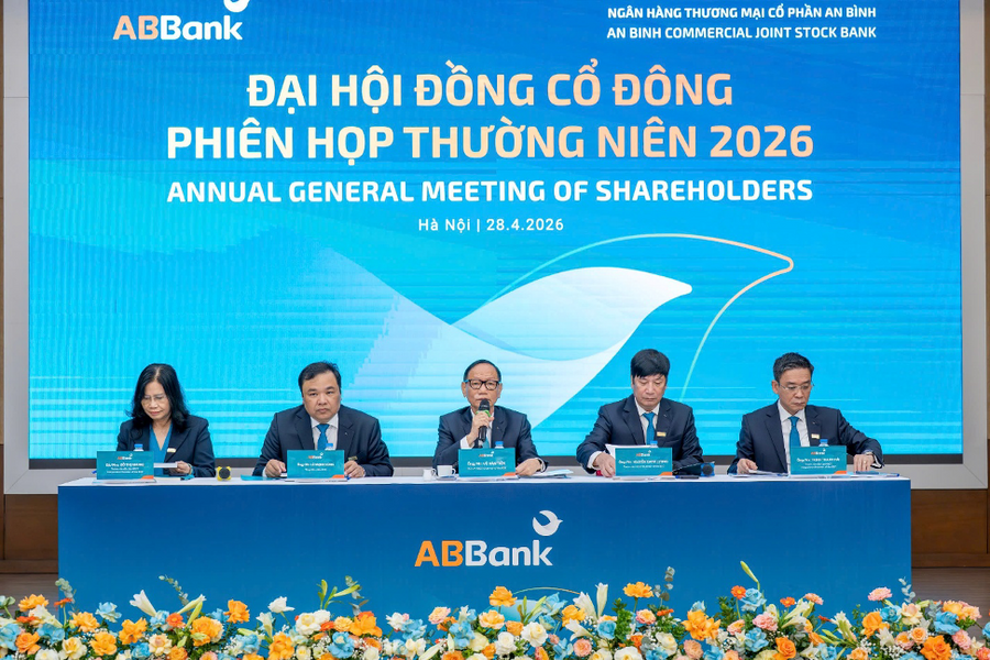 ĐHĐCĐ ABBank 2026: Mục tiêu lợi nhuận 4.500 tỷ đồng, tăng vốn lên hơn 20.000 tỷ, lộ trình niêm yết HOSE từ quý 4/2026