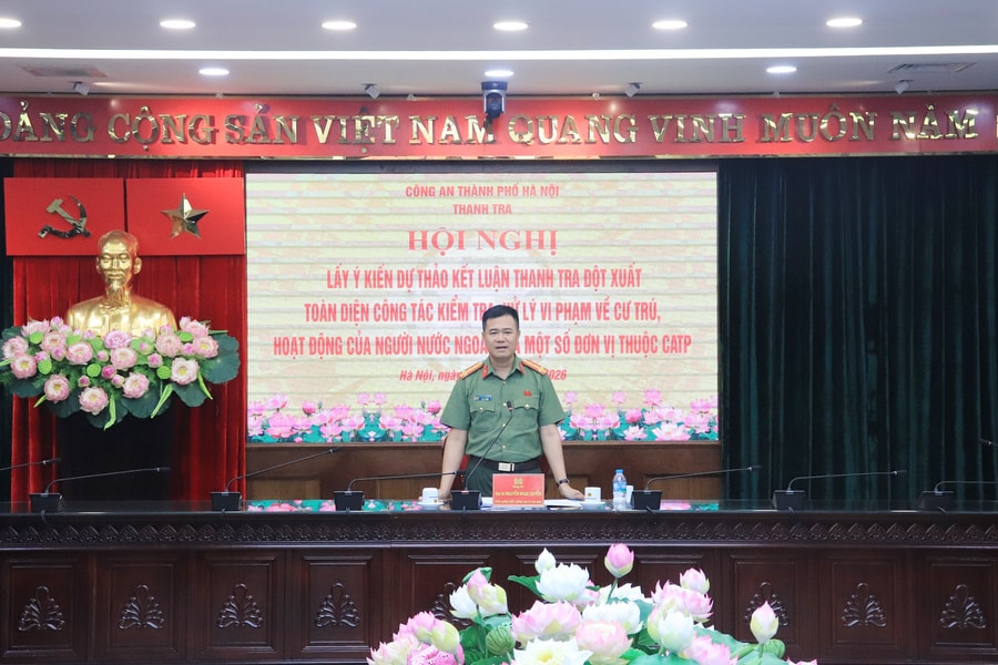 Công an Hà Nội quyết liệt chấn chỉnh công tác quản lý cư trú người nước ngoài
