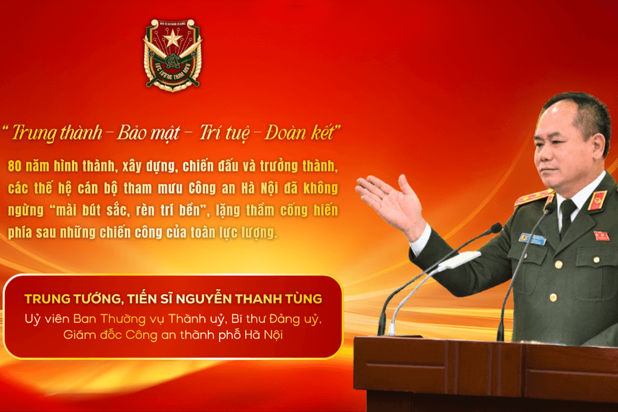 Công an Hà Nội: Dấu ấn 10 hoạt động nổi bật kỷ niệm 80 năm Ngày truyền thống lực lượng Tham mưu Công an nhân dân