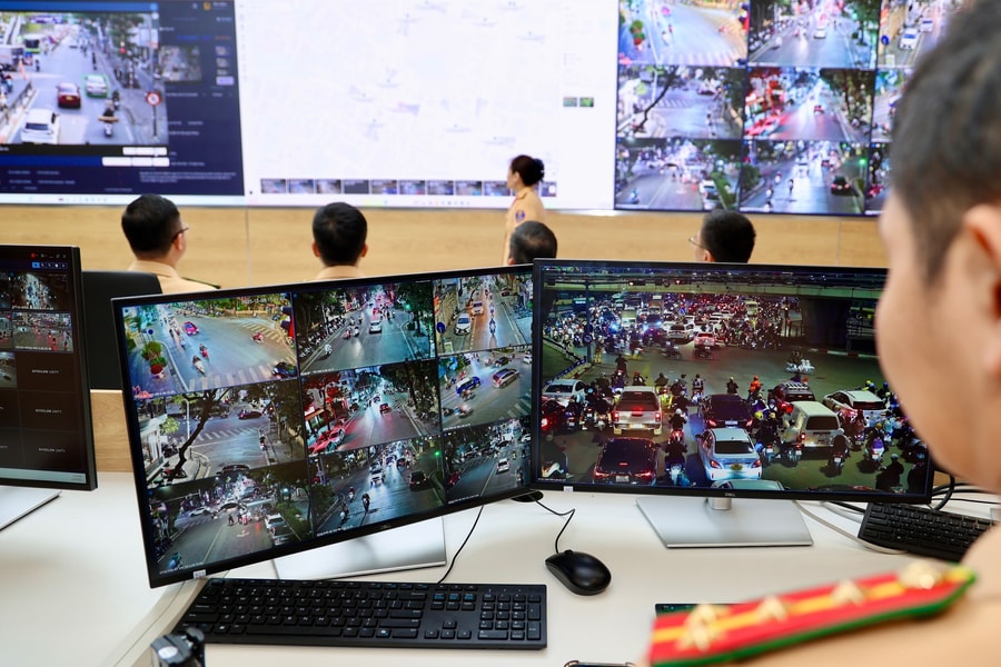 Hà Nội: Camera AI phát hiện gần 1.000 trường hợp vi phạm giao thông trong 4 ngày nghỉ lễ